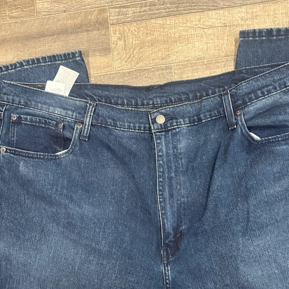 Levi's Men's Dark‎ Wash Straight Jeans Size W48xL36